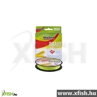 Wizard Braid Yellow Fonott Pergető Zsinór 135M 0,3 135M 23,85Kg Fluo Yellow