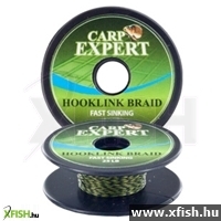 Carp Expert Fast Sinking Fonott Előke Zsinór 15Lbs Camou Green 10M