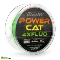 Nevis Powercat 4xFluo Fonott Harcsázó Zsinór 0,80mm 200m 85 Kg