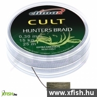 Climax Cult Hunters Braid Fonott Horogelőke | Átmérő: 0,32 Mm, Hossz: 20 M, Szakítószilárdság: 30 Lb / 17,40 Kg, Szín: Zöld
