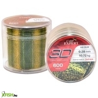 Carp Expert 3D Spool Camouflage Monofil Zsinór 600 m 0,20 mm 5,31 Kg