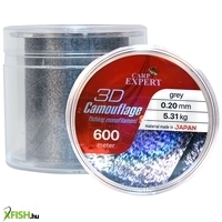 Carp Expert 3D Camouflage Grey Monofil Zsinór 600m 0.25mm 8.86Kg
