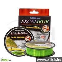 Zsinór Excalibur Carp Feeder Fluo Sárga-Zöld Camou 300M 0,35
