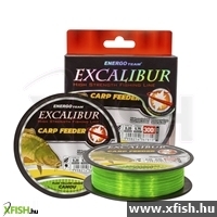Zsinór Excalibur Carp Feeder Fluo Sárga-Zöld Camou 300M 0,40