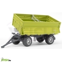 bruder fliegl három oldalra billenő pótkocsi levehető tetővel