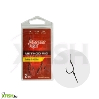 Benzar Method Kötött Horog 8 Fonott Zsinóron 10Mm Csali Tüskével