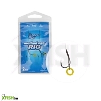 Benzár Braided Method Egg Rig Előkötött Horog Fonott Zsinóron 8-as 2db/csomag