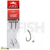 Carp Expert  Fluorcarbon D-Rig Előkötött Horog 4-es 2db/csomag