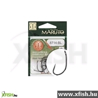 Maruto Horog 8714Bl Carp Hooks Hc T.D.E.5° Barbless Black Nickel 12