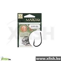 Maruto Horog 8355Bl Carp Hooks Forged Straight Eye Barbless Hc Black Nickel 6