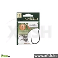 Maruto Horog 8366Bl Carp Hooks Barbless Straight Eye Forged Reversed Ringed Hc Black Nickel 6