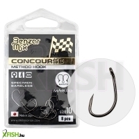 Benzár Concourse Method Specimen Barbless Feeder Horog 12 8 Db/Csomag