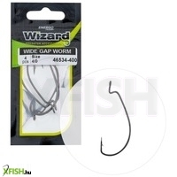 Wizard Horog Wide Gap Worm Jig Horog 4.0-ás 4db/csomag