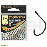 Kamatsu Kaizu 12 Blnr Füles Feeder Horog Black Nickel 10 db/csomag