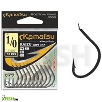 Kamatsu Kaizu 10 Gf Lapkás Feeder Horog Arany 10 db/csomag