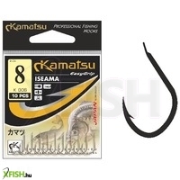 Kamatsu Iseama 3/0 Gf Lapkás Pontyozó Horog Arany 10 db/csomag