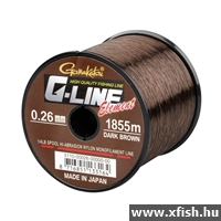 Gamakatsu G-Line Element Univerzális Horgász Zsinór Dark Brown 0,40 755M