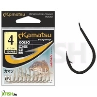 Kamatsu Koiso 02 Gf Lapkás Pontyozó Horog Arany 10 db/csomag