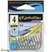 Kamatsu Aji 04 Gf Lapkás Pontyozó Horog Arany 10 db/csomag