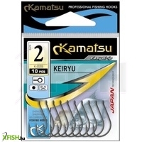 Kamatsu Keiryu 06 Nr Füles Pontyozó Horog Nickel 10 db/csomag