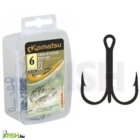 Kamatsu Treble Hook Round 4/0 N Hármas Horog Nickel 10 db/csomag