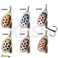 Mepps Aglia körforgó villantó Decor Arany/Piros | Méret: 2, Szín: Arany Alapon/Piros Pöttyös, Tömeg: 4,5G 1db/csomag