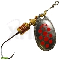 Mepps Aglia Körforgó Villantó Piros Pöttyös 1-es 2.5g 1db/csomag