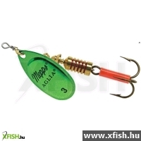 Mepps Aglia Platium körforgó villantó | Méret: 3, Szín: Zöld, Tömeg: 6,5 G 1db/csomag