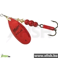 Mepps Aglia Platium körforgó villantó | Méret: 4, Szín: Piros, Tömeg: 9G 1db/csomag