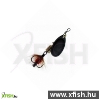 Mepps Aglia Mouche Noire/Fekete | Méret: 00, Szín: Kanál Fekete/Fekete Szőrrel, Tömeg: 1,5 G