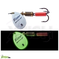 Mepps Aglia Fluo körforgó villantó | Méret: 3, Szín: Fehér, Tömeg: 6,5 G 1db/csomag