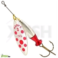 Mepps Aglia Long Heavy Fluo | Méret: 1, Szín: Ezüst / Piros, Tömeg: 8 G