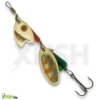 Mepps Tandem Truite gumihal körforgó villantóval | Méret: 7G, Szín: Arany / Zöld / Narancs 1db/csomag