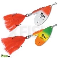 Mepps Aglia No 7 | Méret: 7, Szín: Piros / Fehér / Ezüst, Tömeg: 30 G