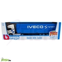 bburago 1 /43 - iveco kamion + vontatmány