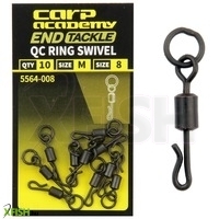 Carp Academy Gyorskapocs Karikával 8-As M 10 Db/Csomag