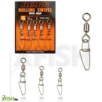 Nevis Extra Erős Forgó Biztonsági Kapoccsal 4.0-ás 64mm 5db/csomag