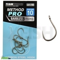 By Döme Tf Method Pro Szakáll Nélküli Pontyozó Horog 10-es 10db/csomag
