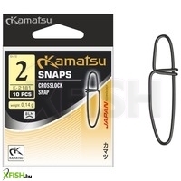 Kamatsu Crosslock Snap K2181 Pergető Kapocs 1-es 10db/csomag