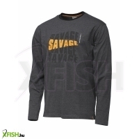 Savage Gear Simply Savage Logo-Tee Long Sleeve hosszú ujjú póló L
