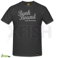 Prologic Bank Bound Custom Tee Dark Grey Sötétszürke Horgász Póló L