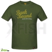 Prologic Bank Bound Custom Tee Olive Zöld Horgász Póló S