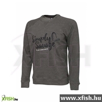 Savage Gear Simply Savage Sweater Melange Grey Xxl Póló