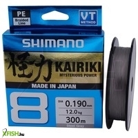 Shimano Line Kairiki 8 Fonott Zsinór Szürke 150m 0,10mm 6,5Kg