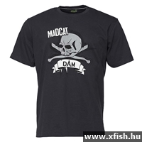 Madcat Skull Tee Black Koponya mintás fekete póló L