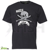 Madcat Skull Tee Black Koponya mintás fekete póló L