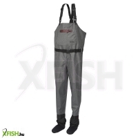Dam Comfortzone Breathable Chest Wgrey/Black Xxl 46/47 - 11/12 (Chest Waders Stockingfoot) Kantáros Vízálló nadrág Szürke-Fekete 46/47