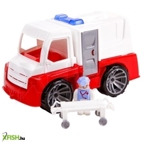 lena műanyag mentő teherautó - 28 cm