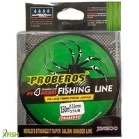 Bull Tackle 4x Fonott Zsinór Zöld 150m 0.12mm 10Lbs