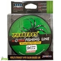 Bull Tackle 4x Fonott Zsinór Zöld 150m 0.16mm 15Lbs